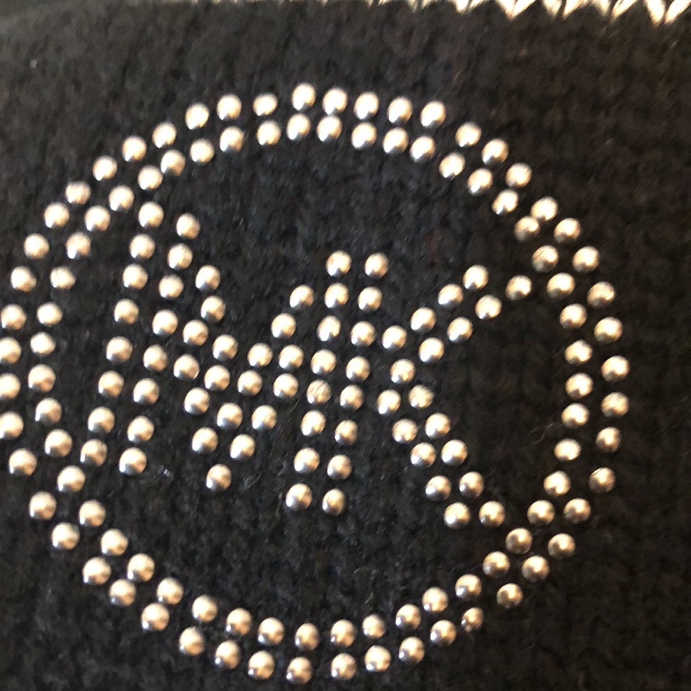 Michael Kors Black Knit Scarf